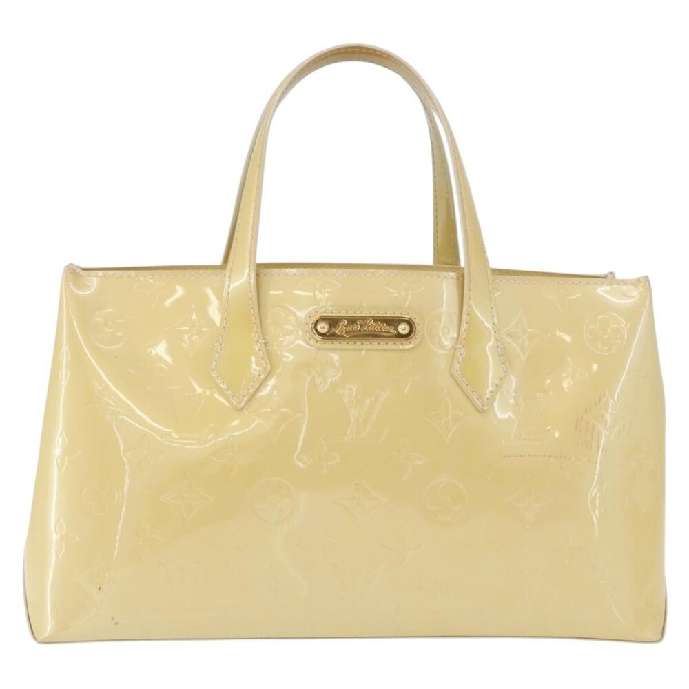 Louis Vuitton Monogram Vernis Wilshire PM Bag Rose Florentin Pink